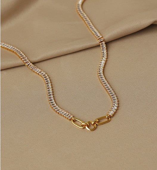 Crystal Tennis Necklace - Image 3
