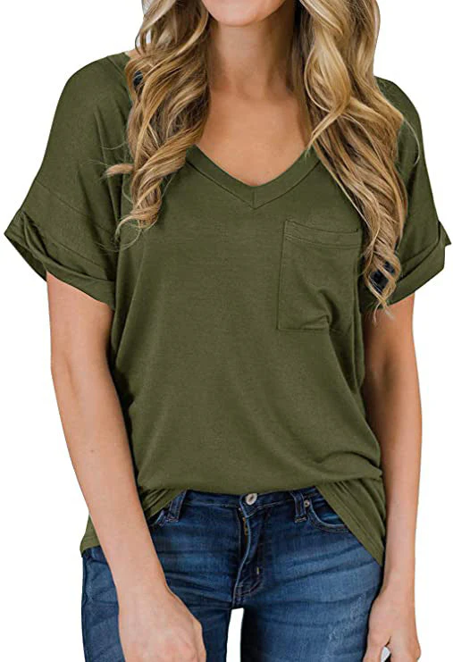 Cuffed Loose Tee - Image 16