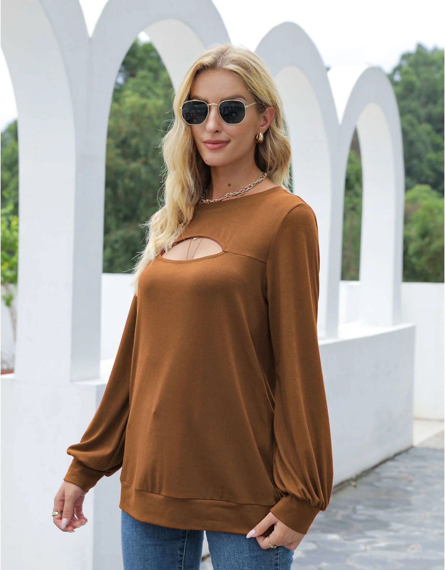 Cut Out Pullover Long Sleeve - Image 22