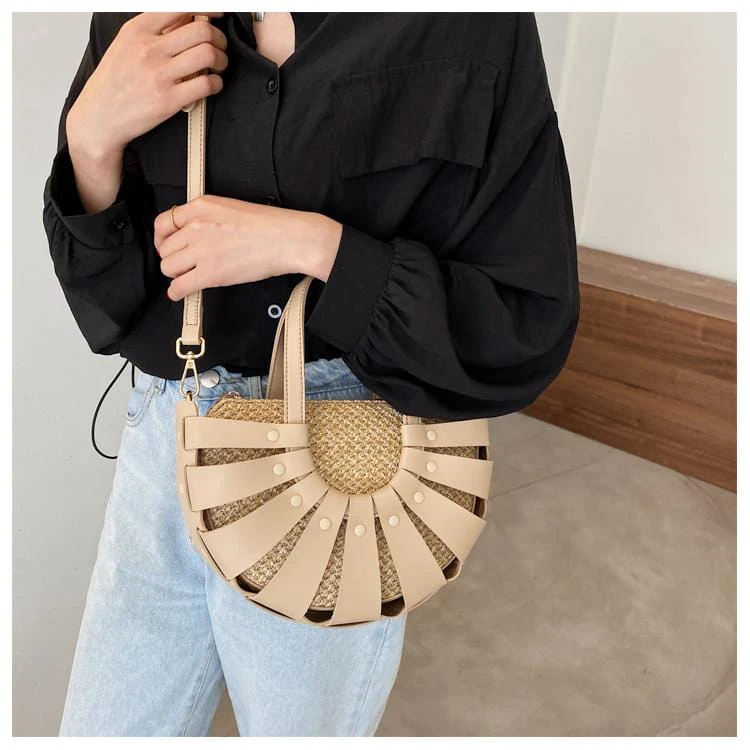 Cutout Fan Cross Body Bag - Image 10