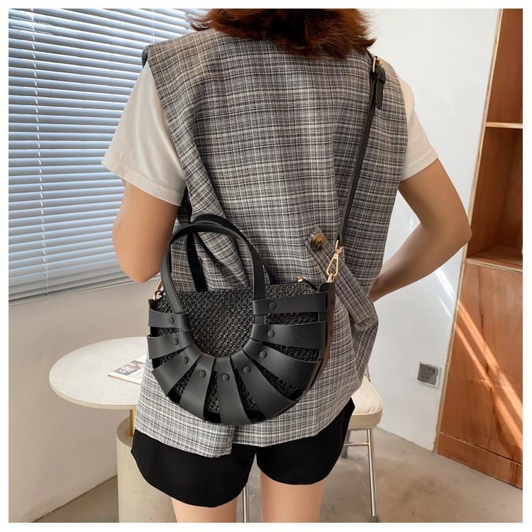 Cutout Fan Cross Body Bag - Image 6
