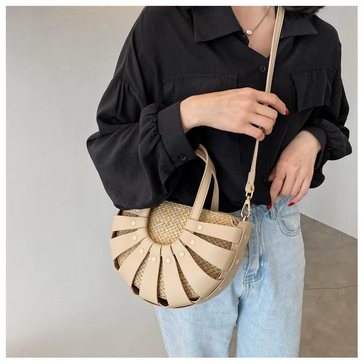 Cutout Fan Cross Body Bag - Image 8