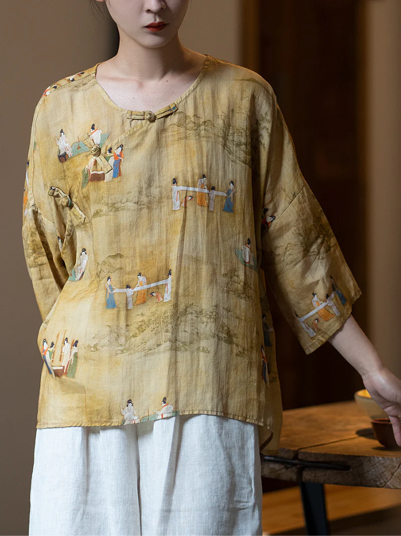 Daily Ritual Round Neck Loose Pullover Top - Image 5