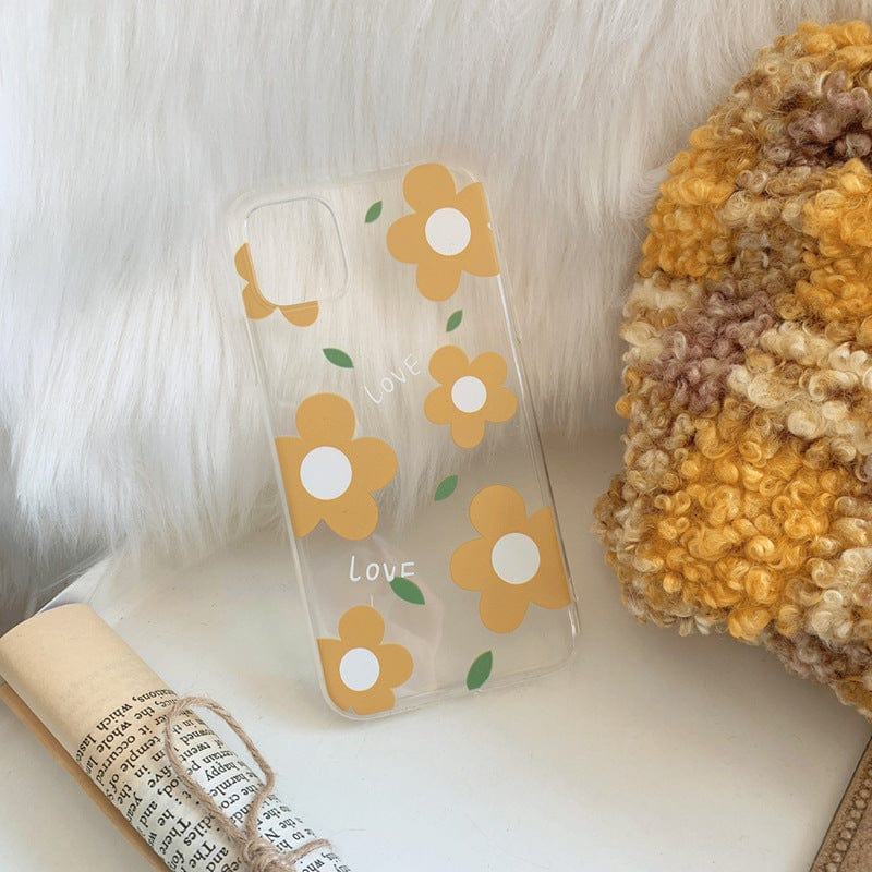 Daisy Flowers Clear Phone Case - Image 6