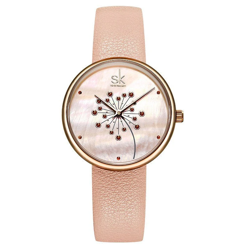 Dandelion Color Shell Face Female Watch - Image 4