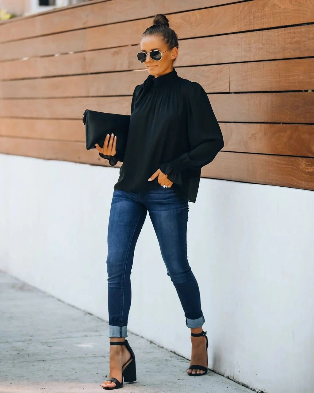 Date Night Bow Neck Blouse - Image 4