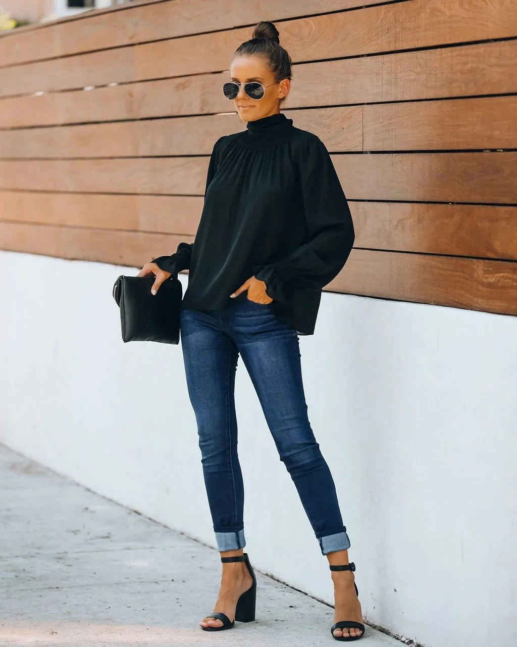 Date Night Bow Neck Blouse - Image 5