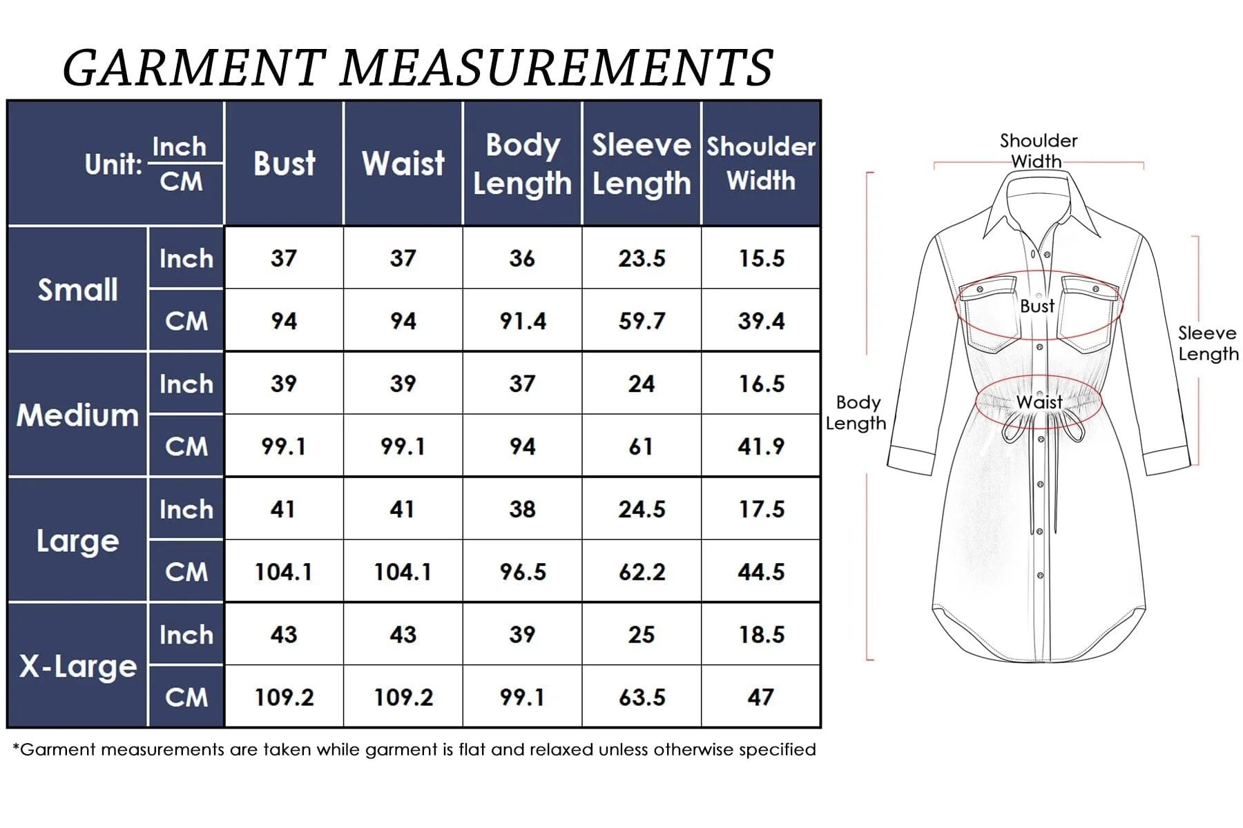 Denim Long Sleeve Jean Shirt Dress - Image 14