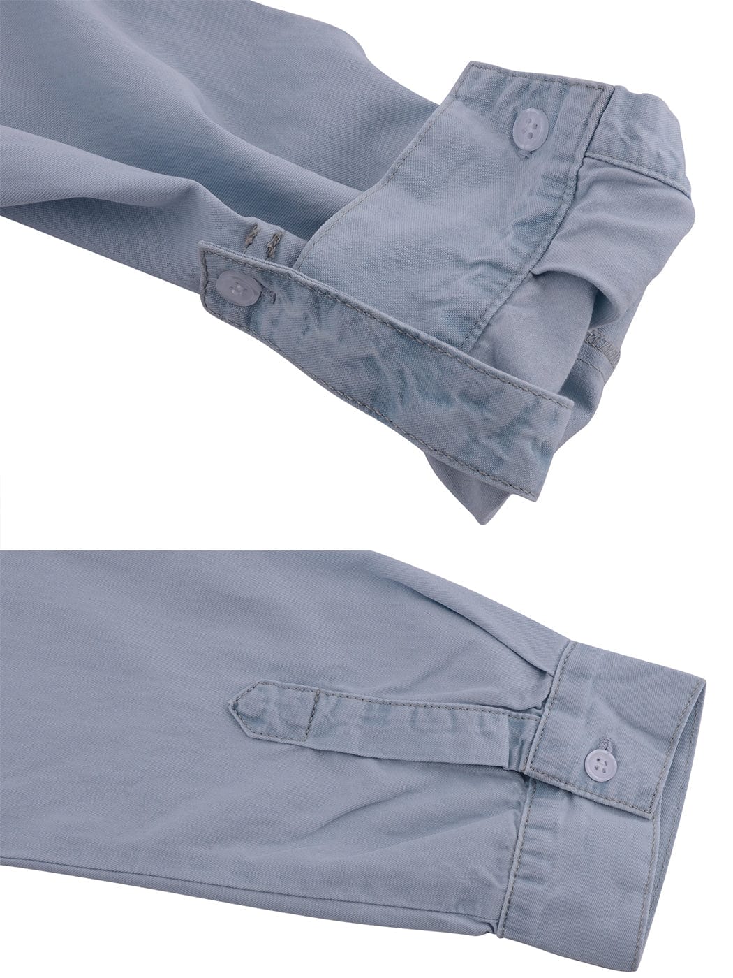 Denim Long Sleeve Jean Shirt Dress - Image 21