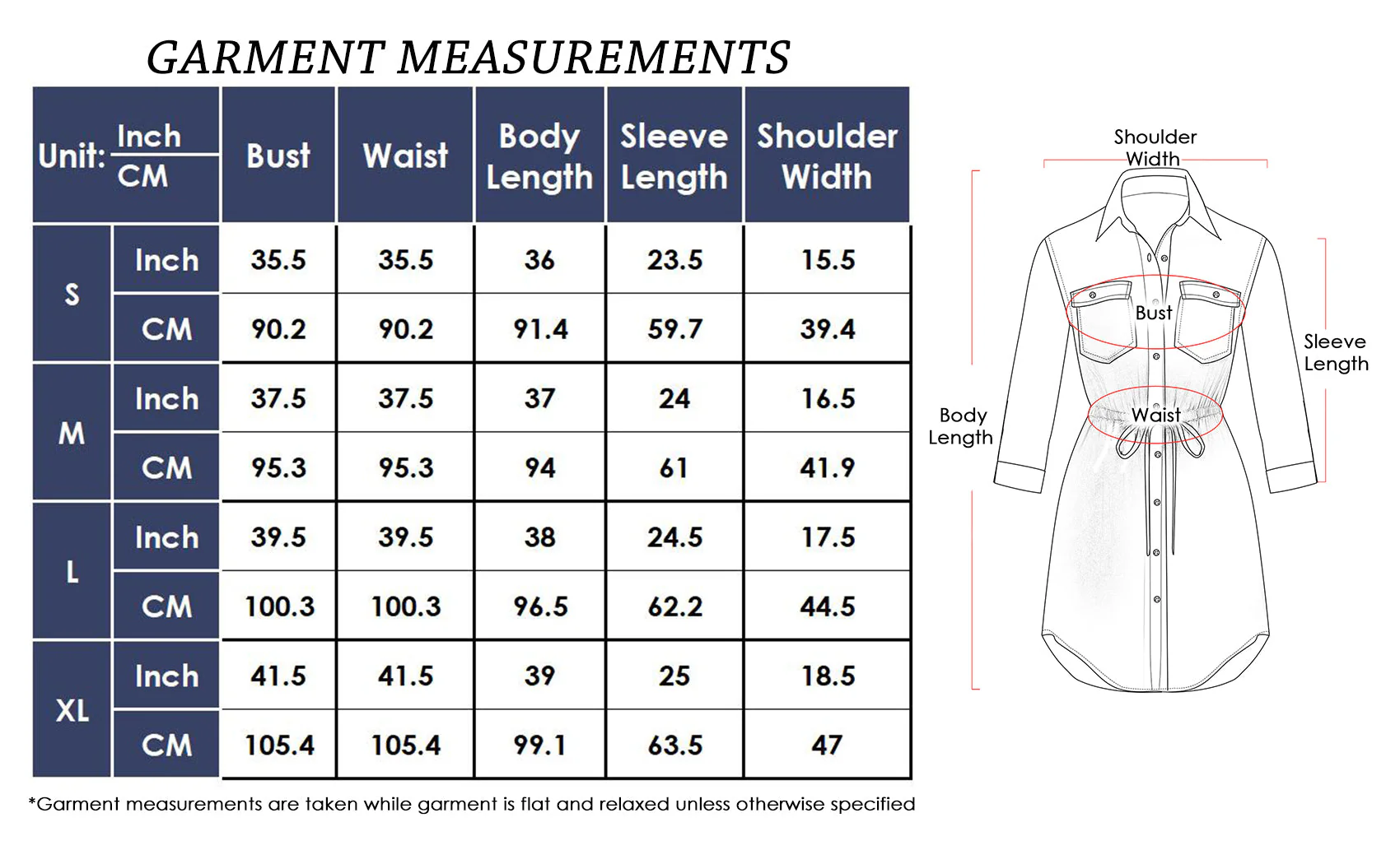 Denim Long Sleeve Jean Shirt Dress - Image 6
