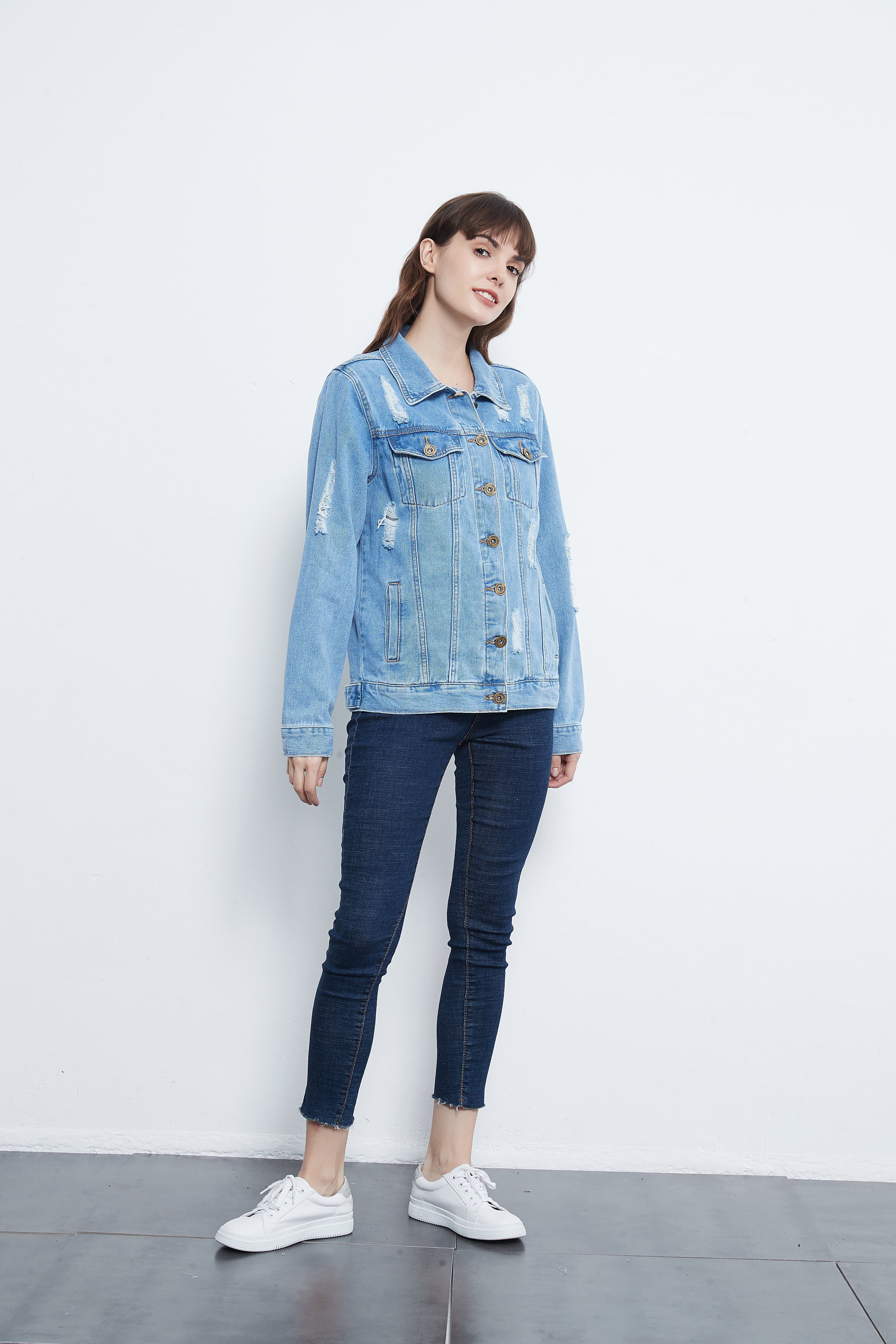 Denim Not Your Boyfriends Jean Jacket - Image 5