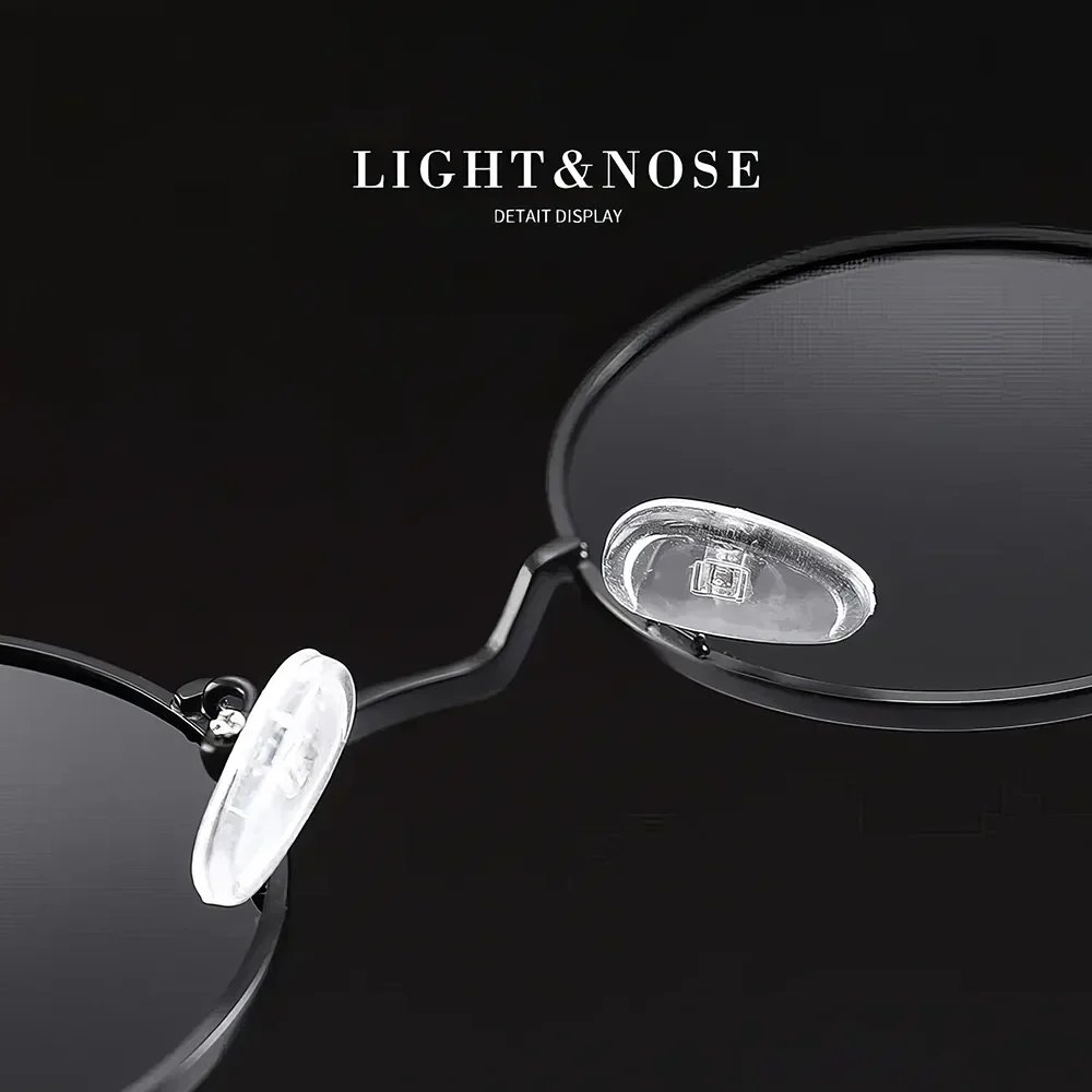 Designer Round Polarized Sunglasses - Image 9