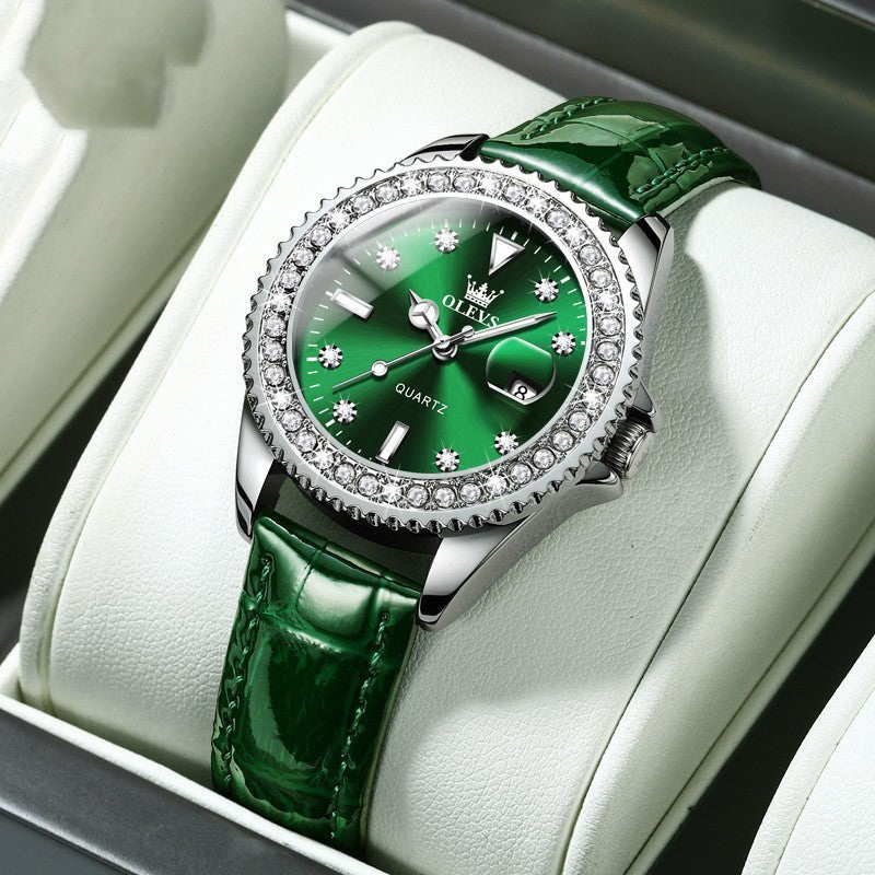 Diamond Quartz Stainless Steel Watch - Image 7