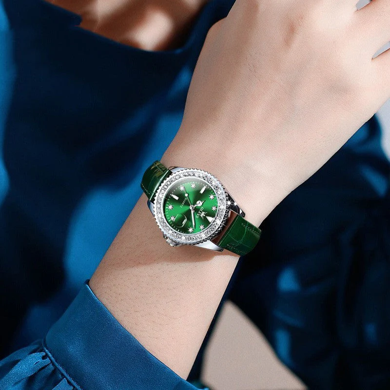 Diamond Quartz Stainless Steel Watch - Image 9