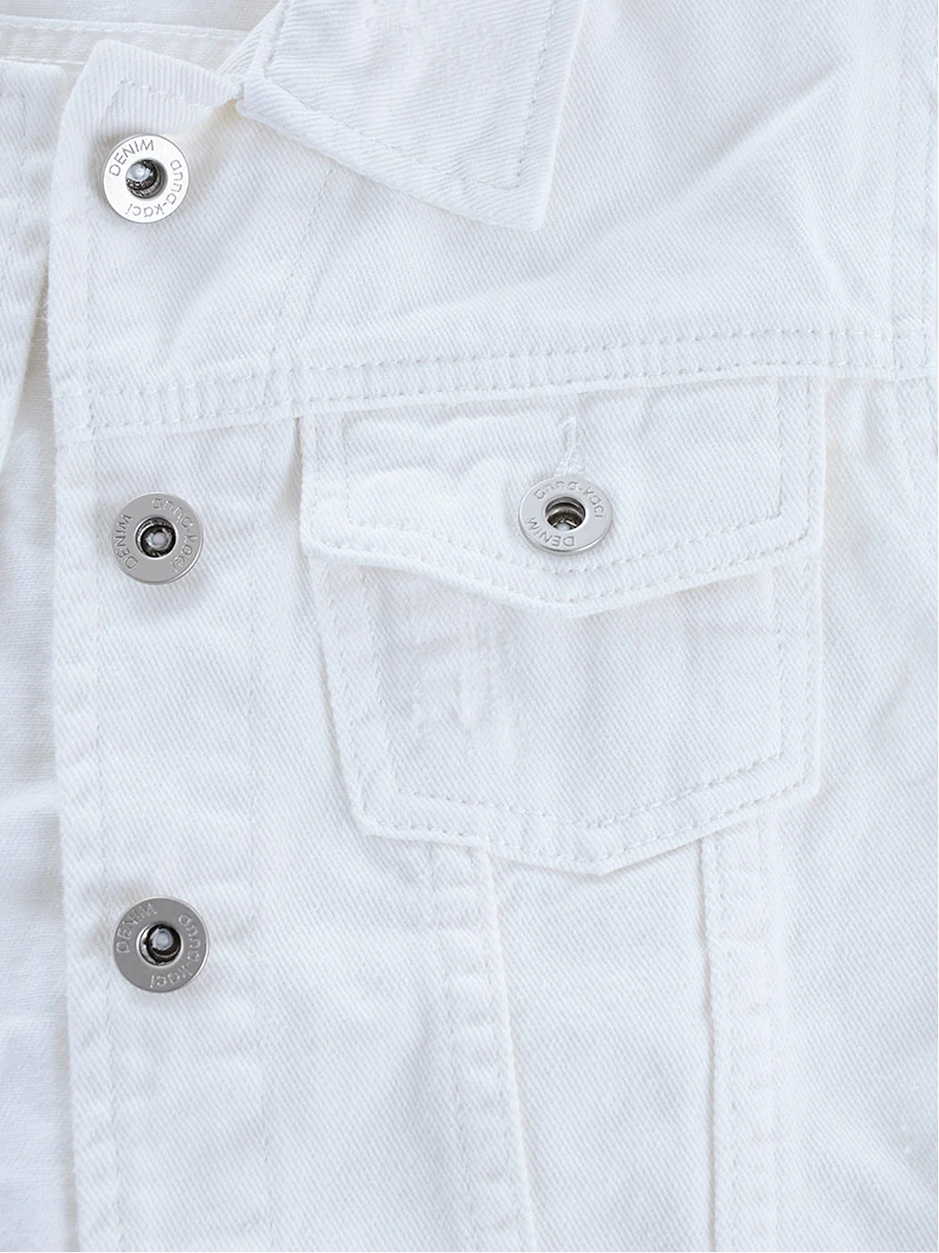 Distressed Denim Crop Vest - Image 34