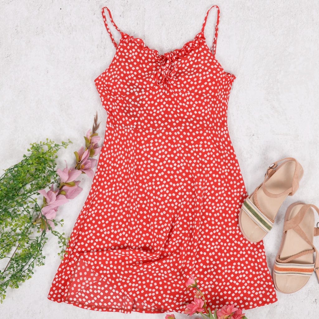Ditsy Floral Print Summer Dress - Image 10