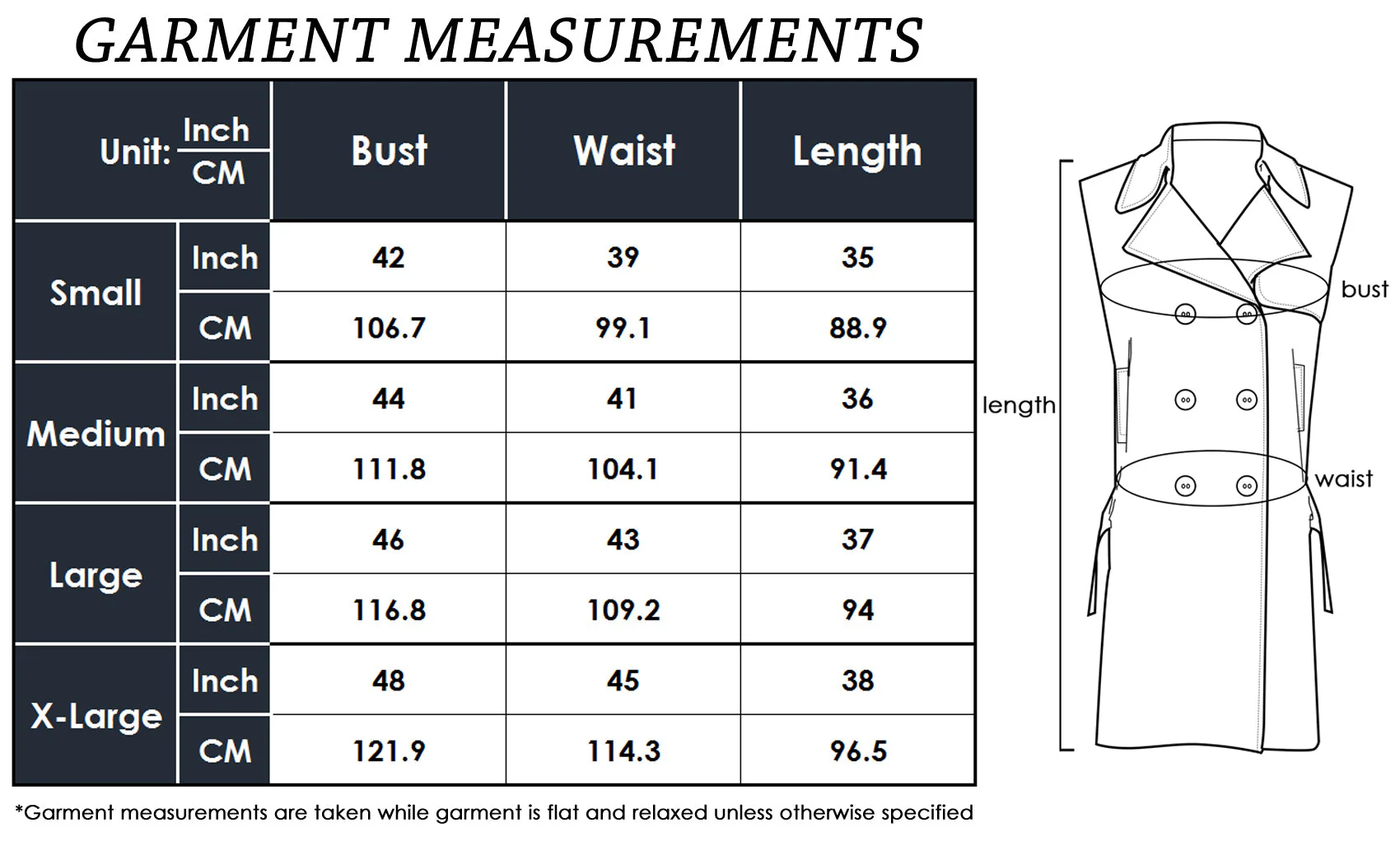 Double-Breasted Trench Vest Coat - Image 13