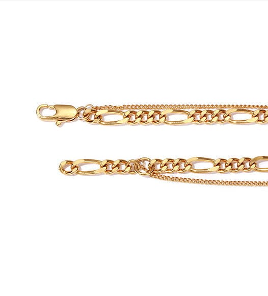 Double Layered Gold Anklet - Image 3