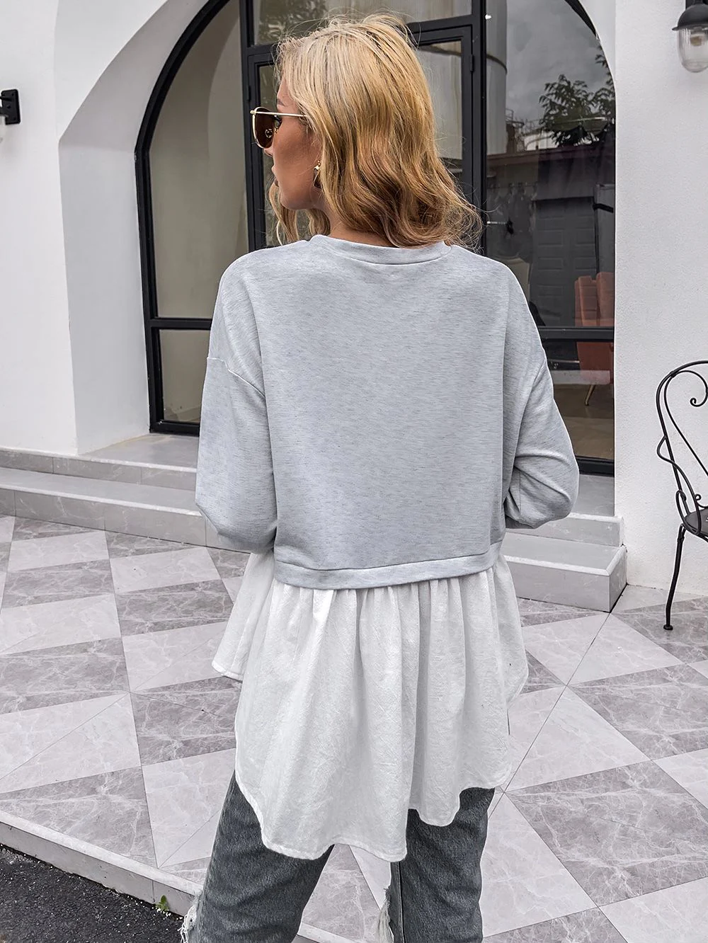 Double Layered Sweater Top - Image 5