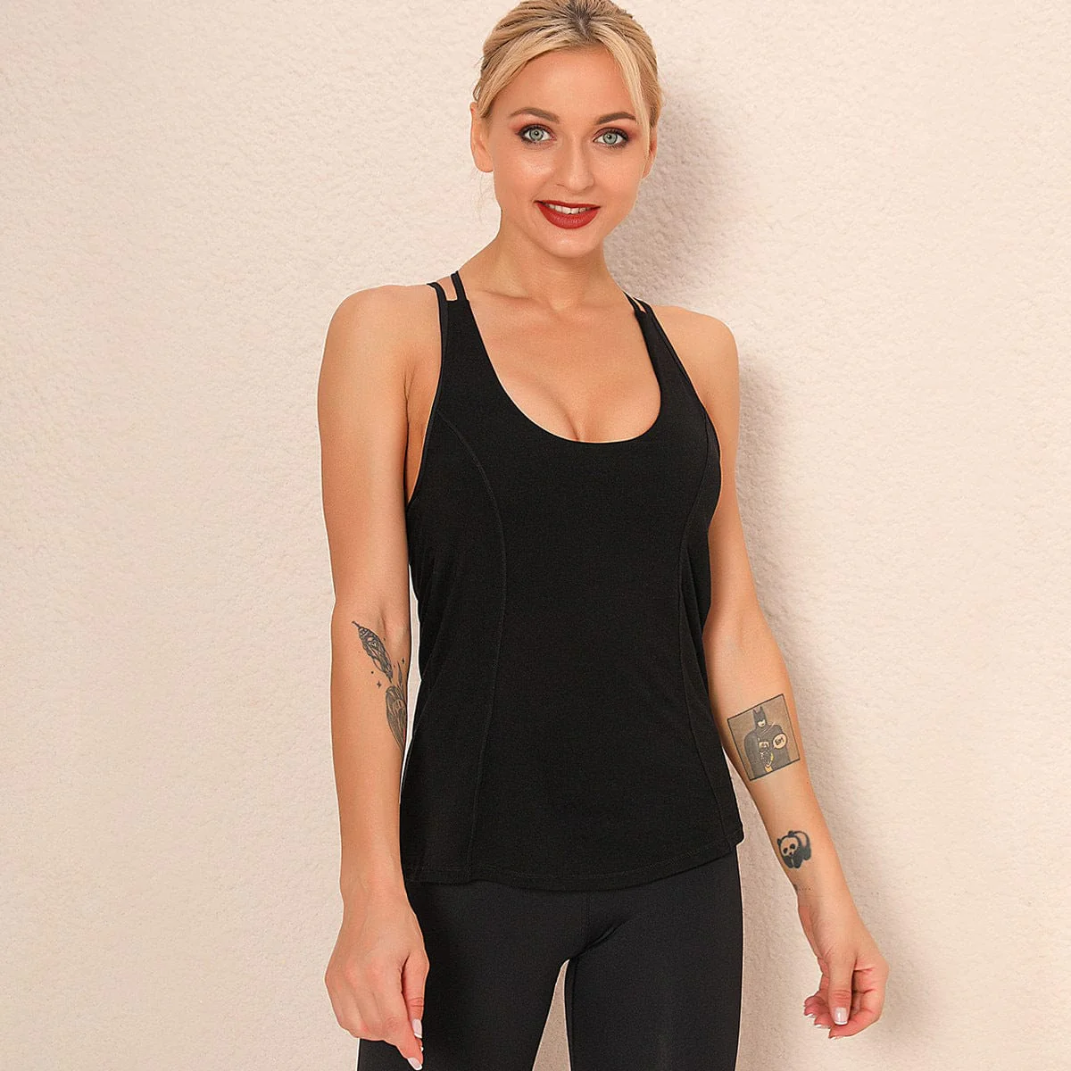 Double Lined Sleeveless Tank Top - Image 10