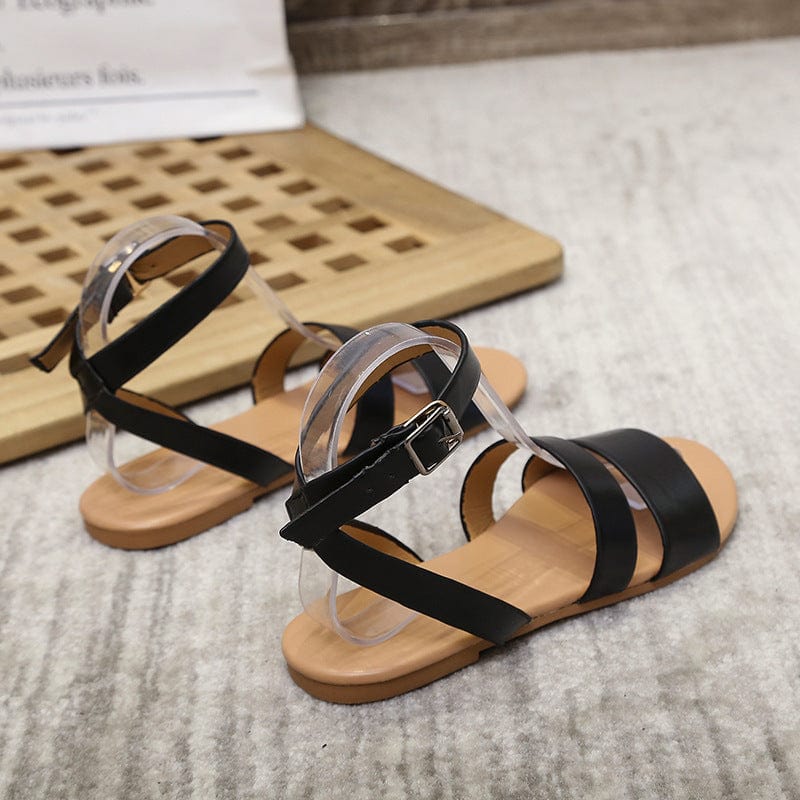 Double Strap Adjustable Buckle Sandal - Image 4