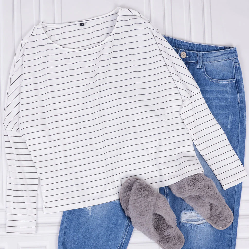 Drop Shoulder Long Sleeve Shirt - Image 3