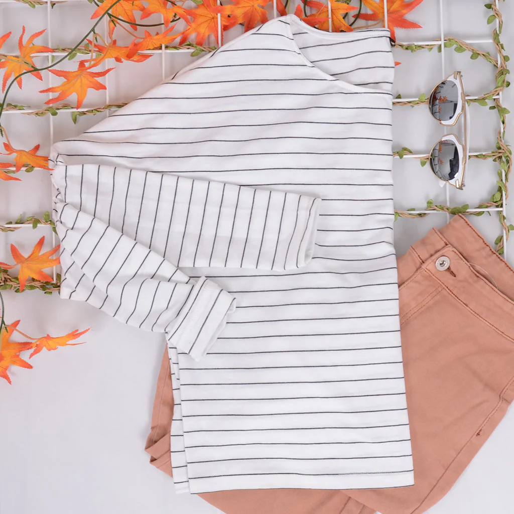 Drop Shoulder Long Sleeve Shirt - Image 4
