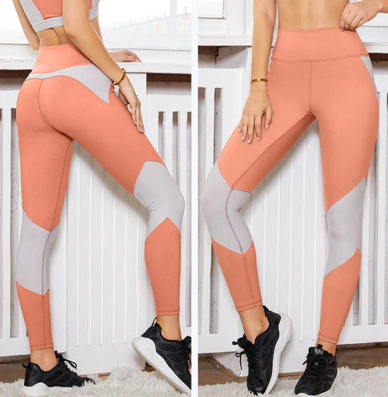 Dual Colored High Waisted Leggings - Image 7