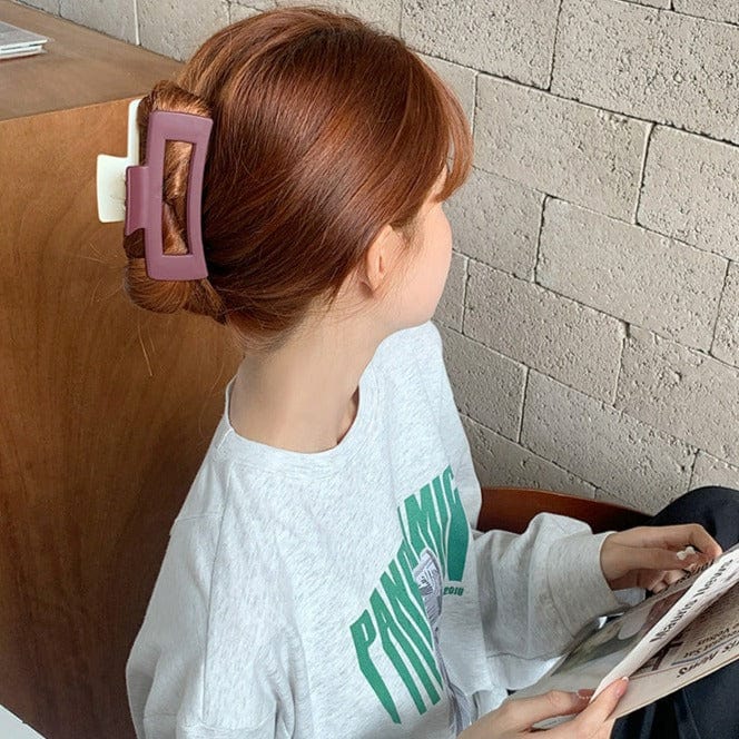 Dual Colored Jumbo Acrylic Hair Claw - Image 7