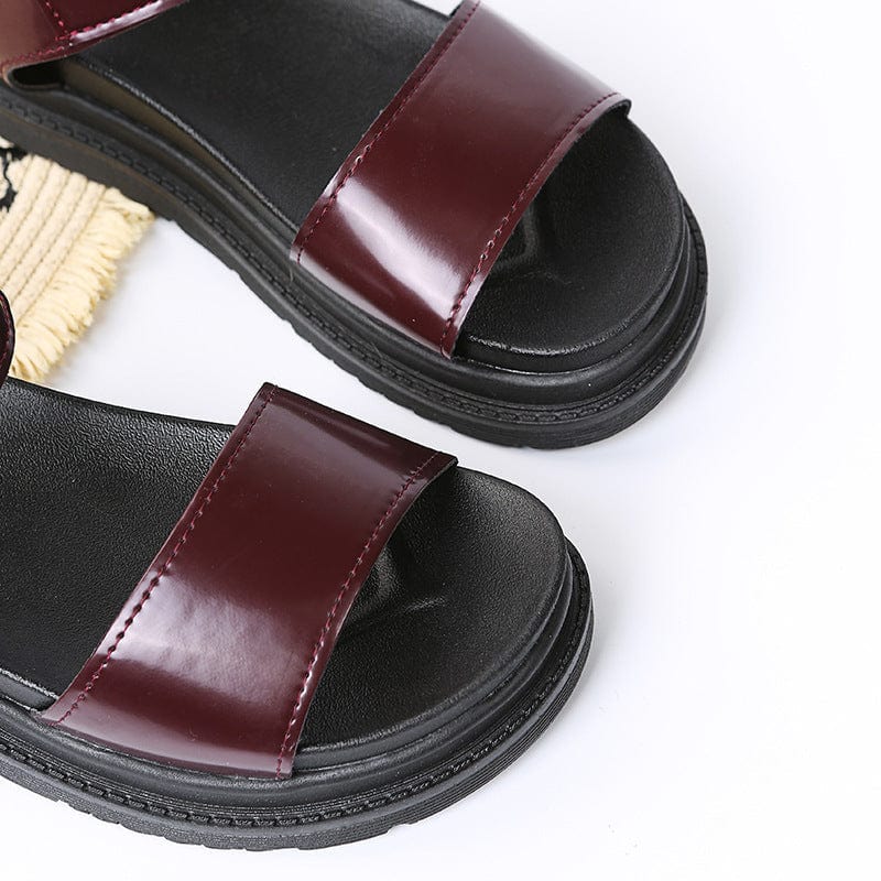Dual Straps Platform Sandal - Image 12