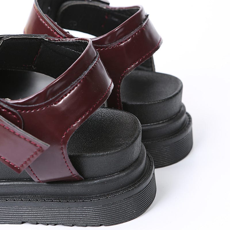 Dual Straps Platform Sandal - Image 13