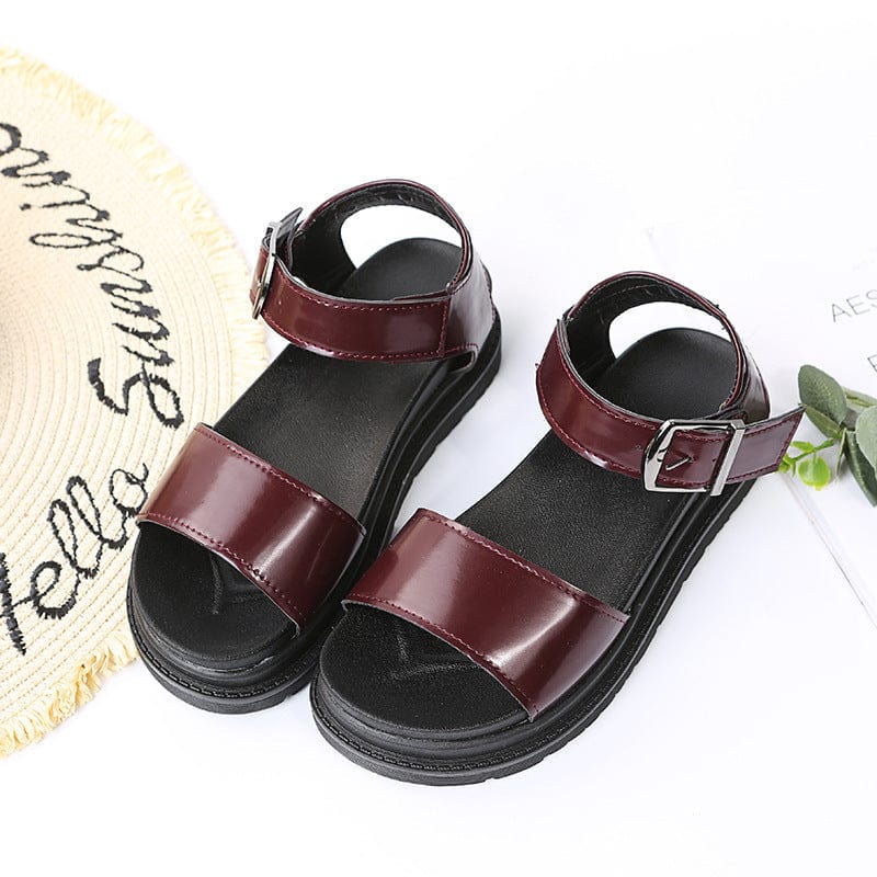 Dual Straps Platform Sandal - Image 19