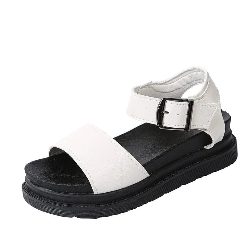 Dual Straps Platform Sandal - Image 21
