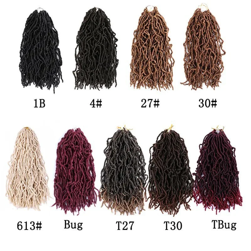 Earthworm Crochet Chemical Fiber Wig NuLocs Braiding Hair Dreadlocks - Image 2