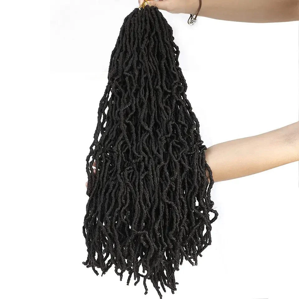 Earthworm Crochet Chemical Fiber Wig NuLocs Braiding Hair Dreadlocks - Image 7