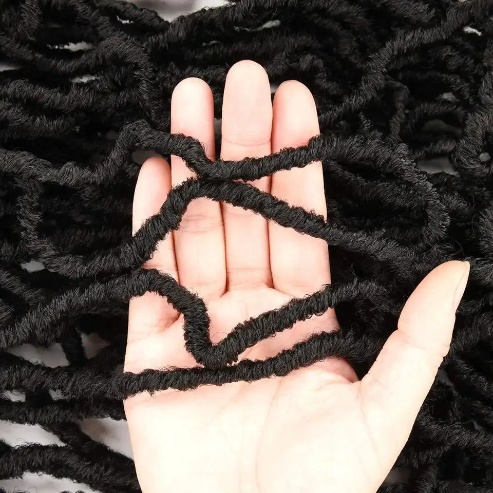 Earthworm Crochet Chemical Fiber Wig NuLocs Braiding Hair Dreadlocks - Image 9