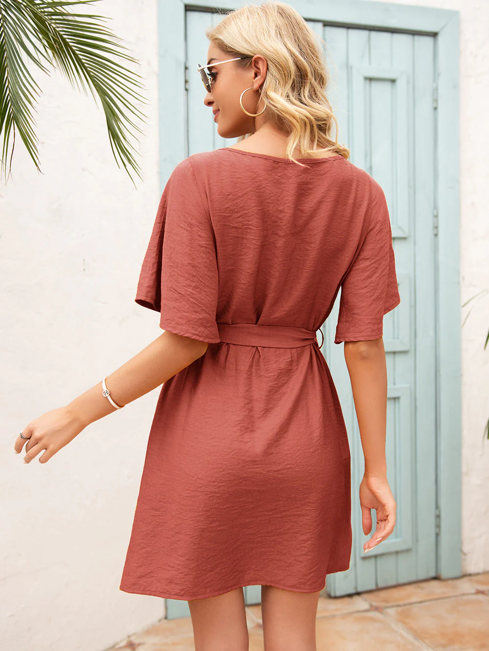 Easy Breezy Flared Sleeve Dress - Image 11
