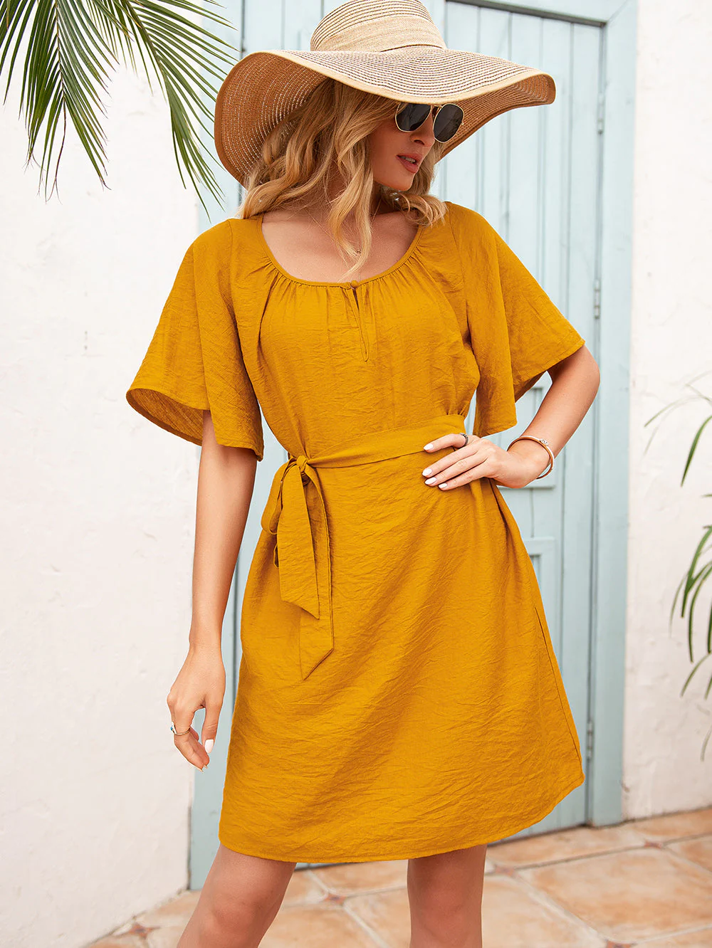 Easy Breezy Flared Sleeve Dress - Image 15
