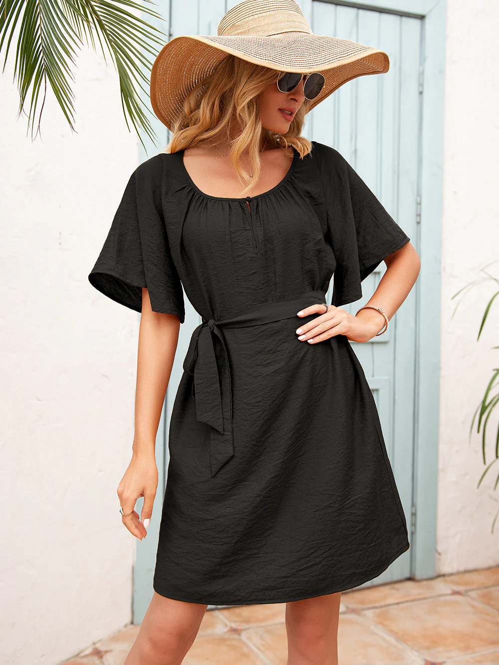 Easy Breezy Flared Sleeve Dress - Image 2