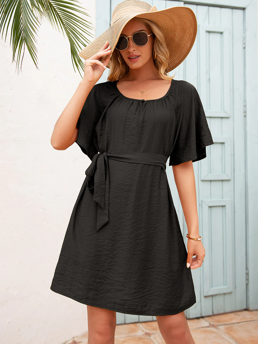 Easy Breezy Flared Sleeve Dress - Image 4
