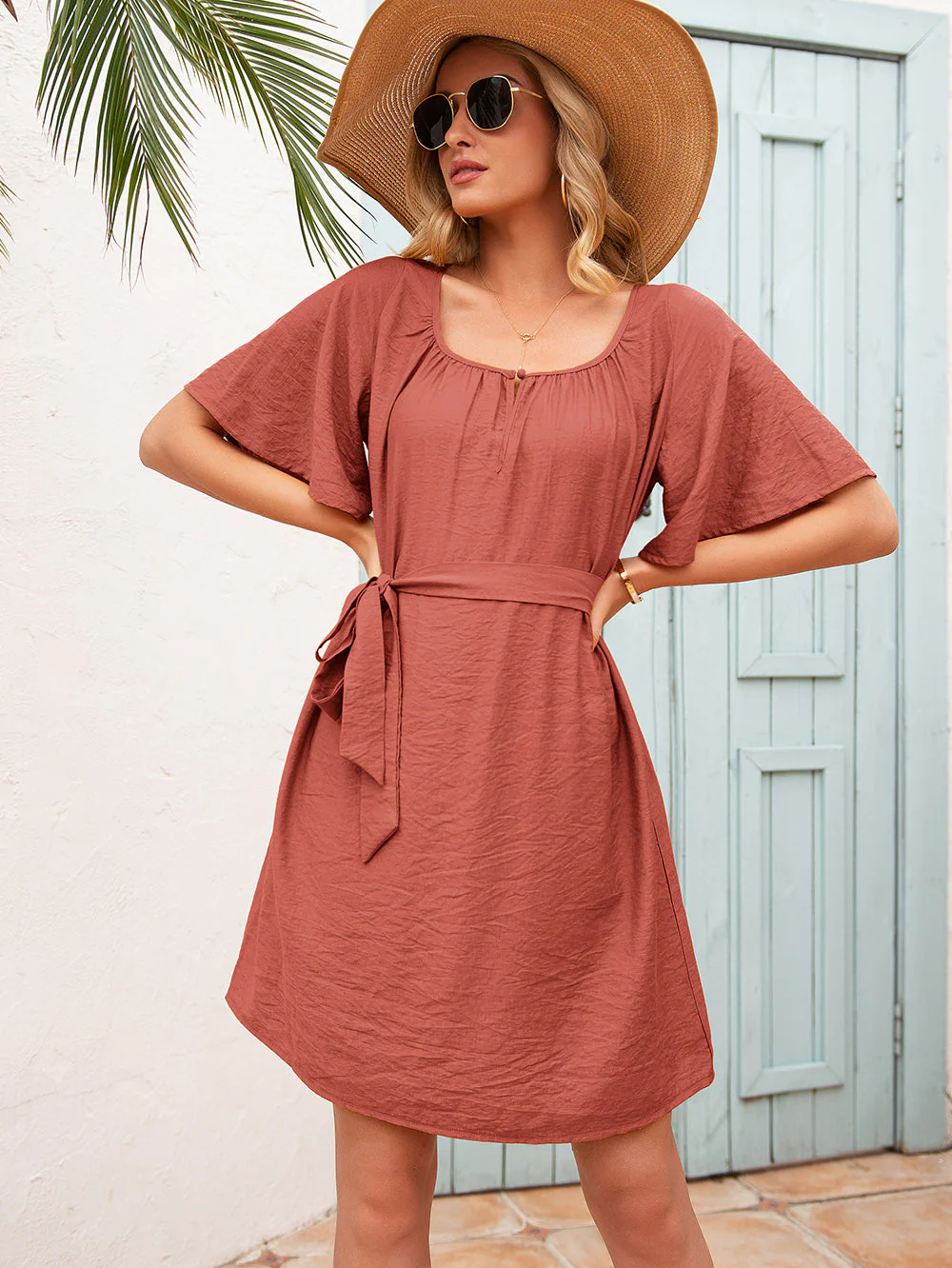 Easy Breezy Flared Sleeve Dress - Image 8