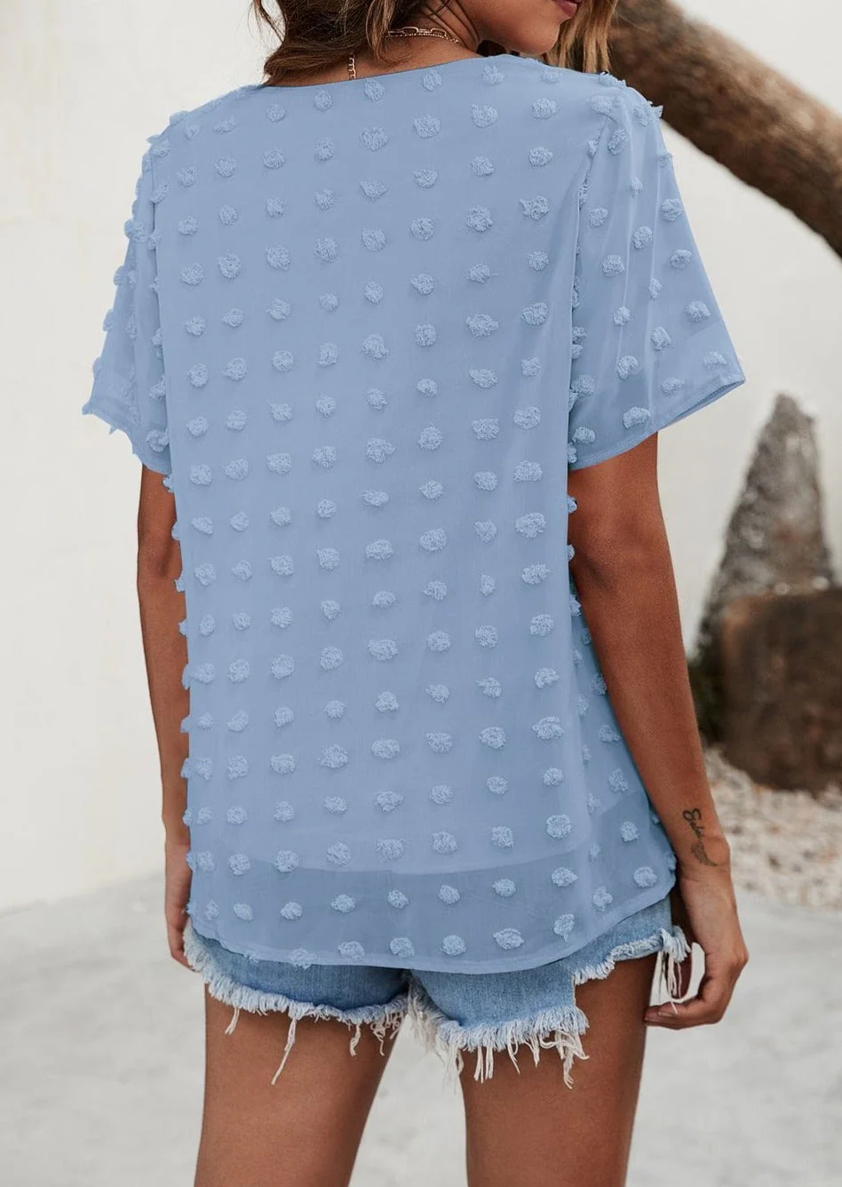 Easy Everyday Clip Dot Blouse - Image 13