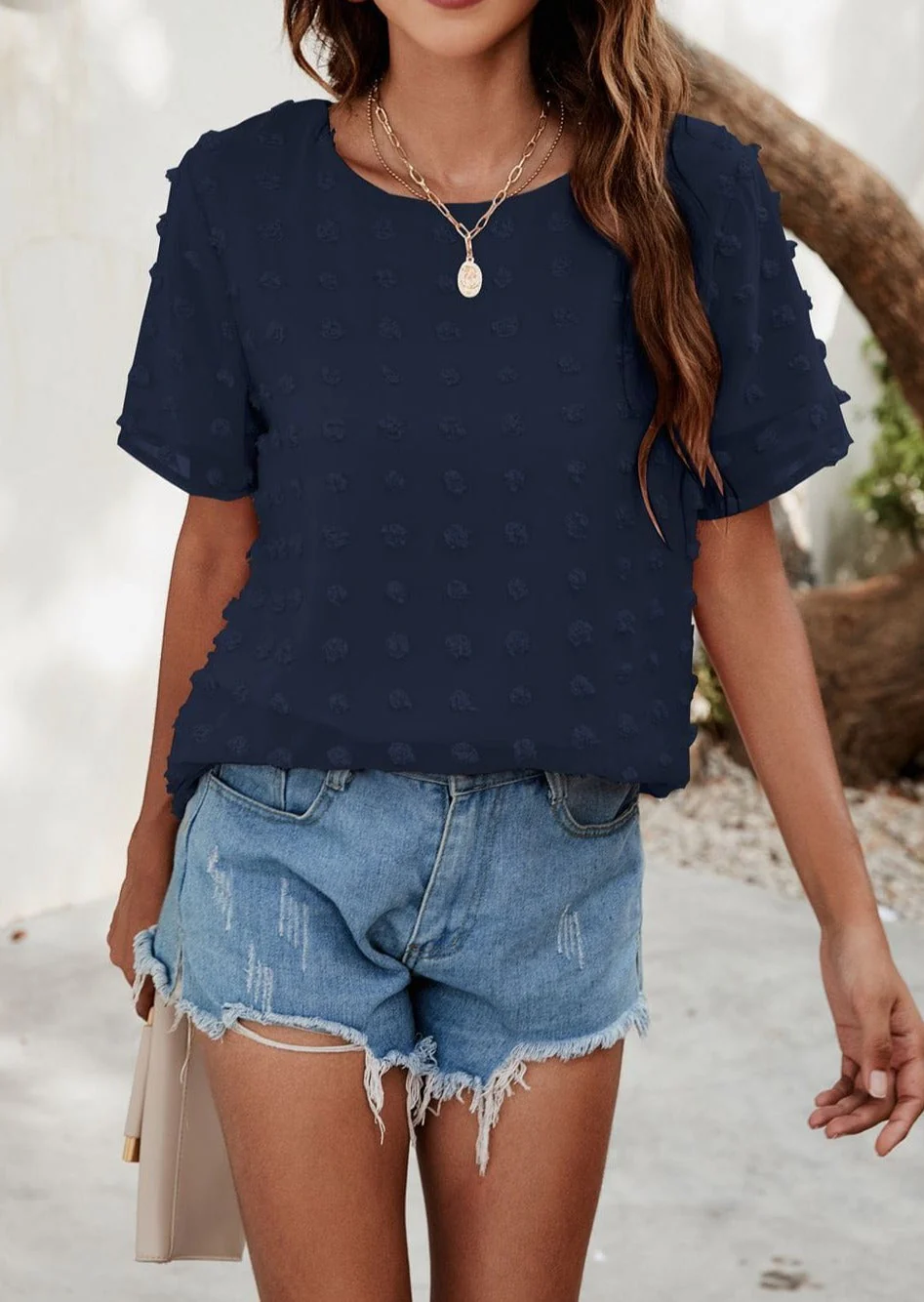 Easy Everyday Clip Dot Blouse - Image 14