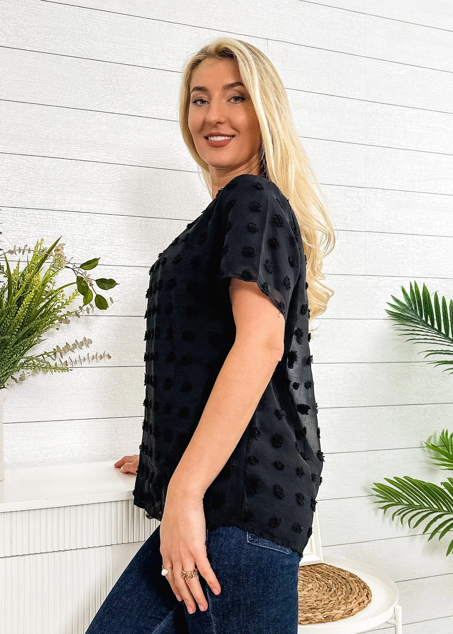 Easy Everyday Clip Dot Blouse - Image 2