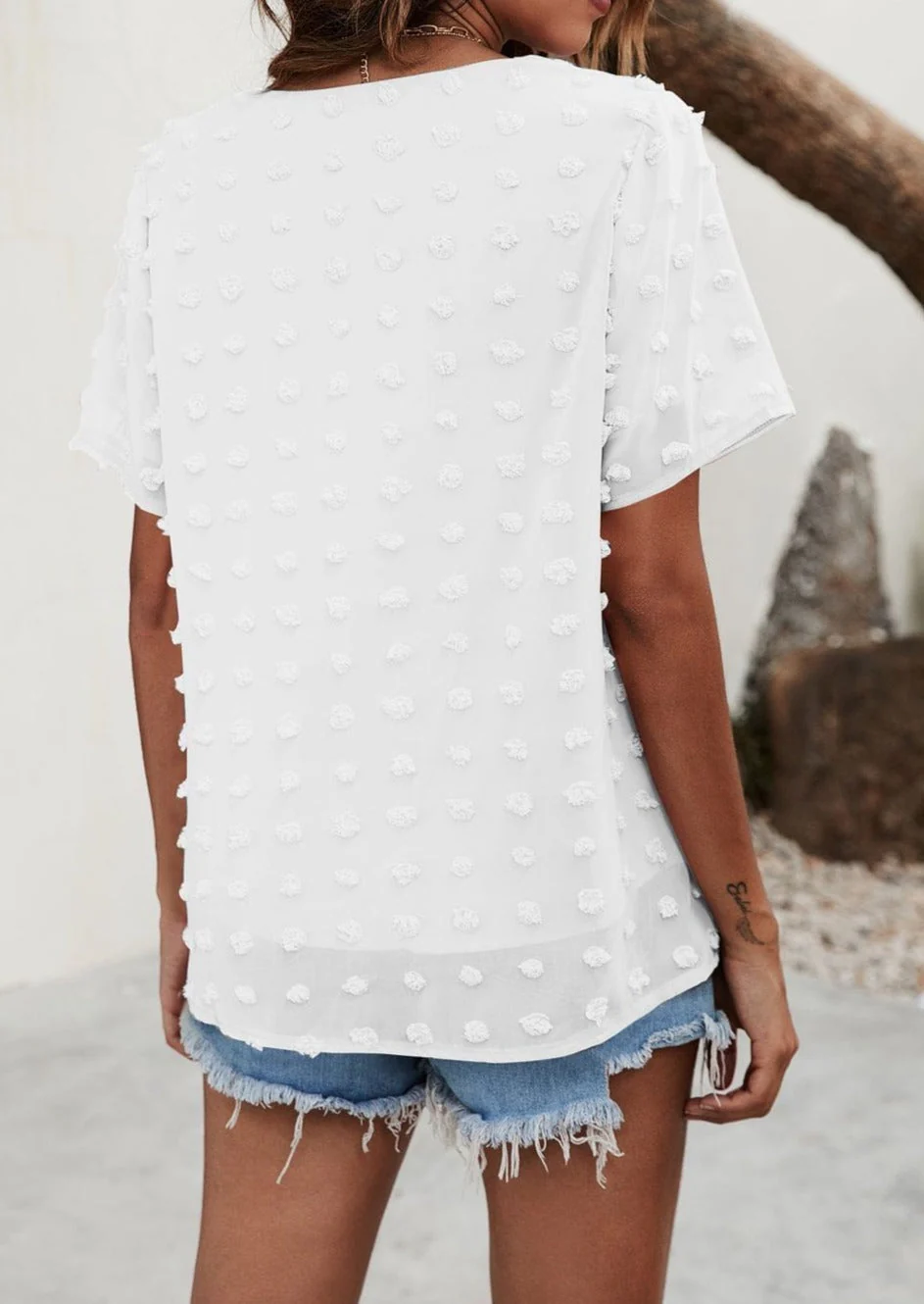 Easy Everyday Clip Dot Blouse - Image 25