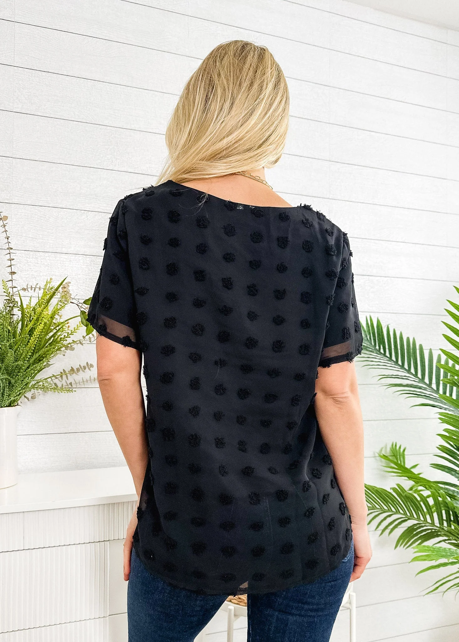 Easy Everyday Clip Dot Blouse - Image 7
