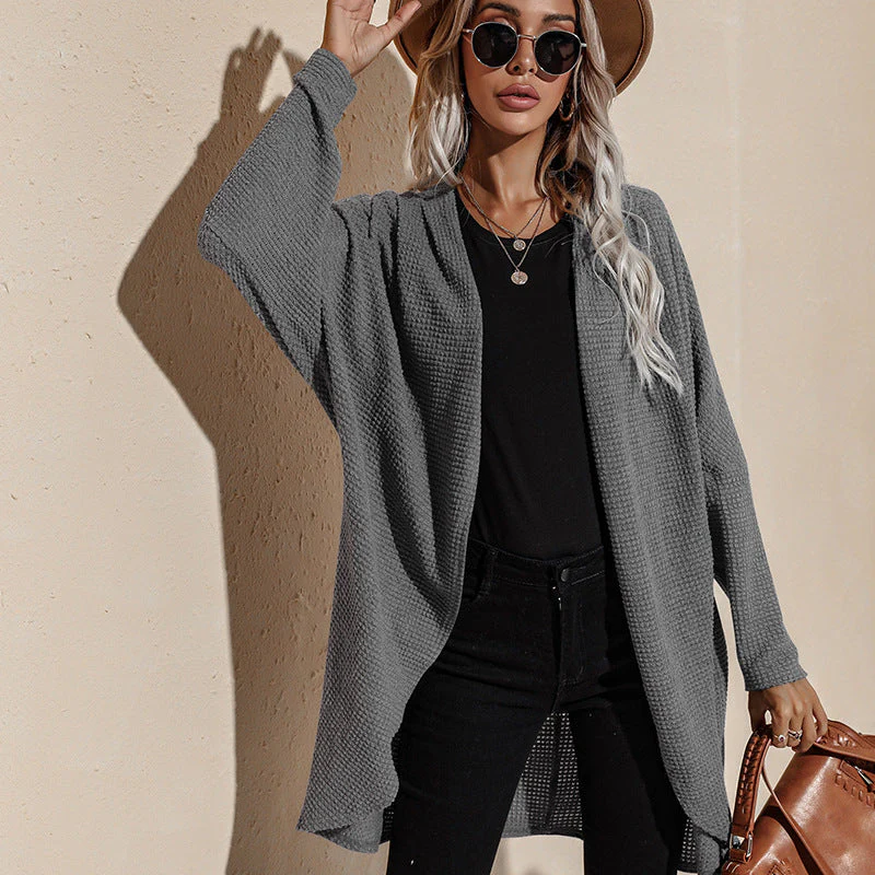 Easy Open Front Knitted Cardigan - Image 6