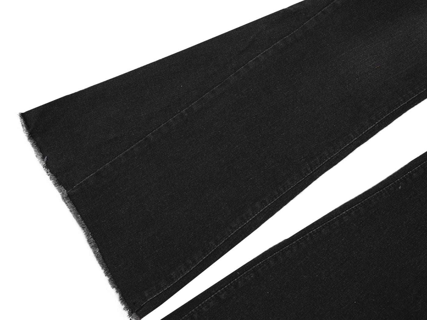 Elastic Waist Distressed Flared Long Bell Bottom Denim Jeans - Image 6