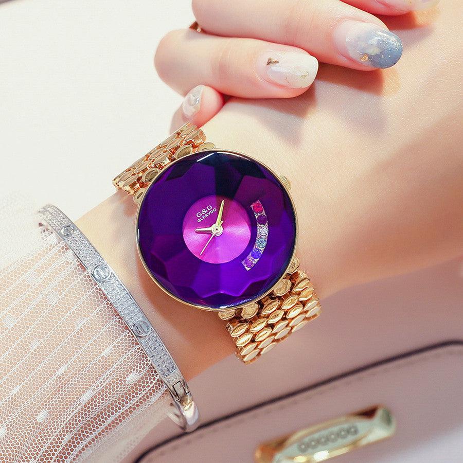 Electroplating Watch Stainless Steel Quartz European Beauty - Image 2