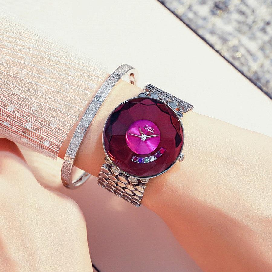 Electroplating Watch Stainless Steel Quartz European Beauty - Image 3